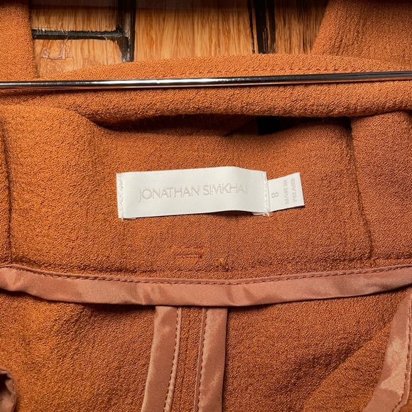 jonathan simkhai paper bag pants, size 8 runs big - Picture 6 of 6